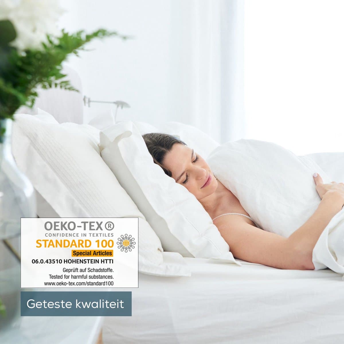 Beurer Elektrische onderdeken 1 persoons - Elektrische deken 150x80cm - 2 Warmtezones - BSS (Beurer Safety System) - ECO Control - Fleece/Katoen - Wit thumbnail 4