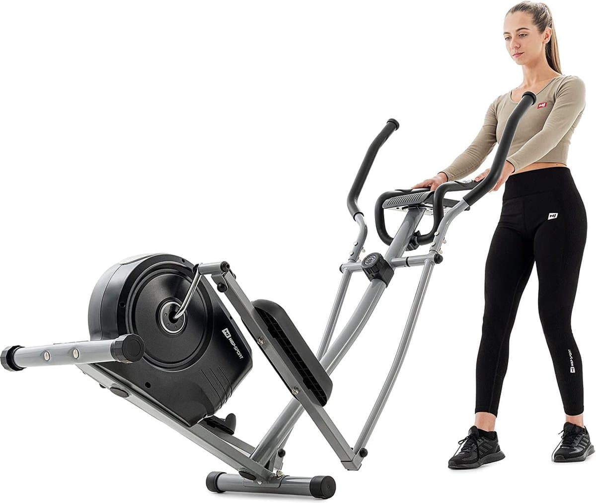 Hop-Sport HS-2050C – Crosstrainer – Magnetisch Remsysteem – Hartslagmeting – LCD Display thumbnail 5