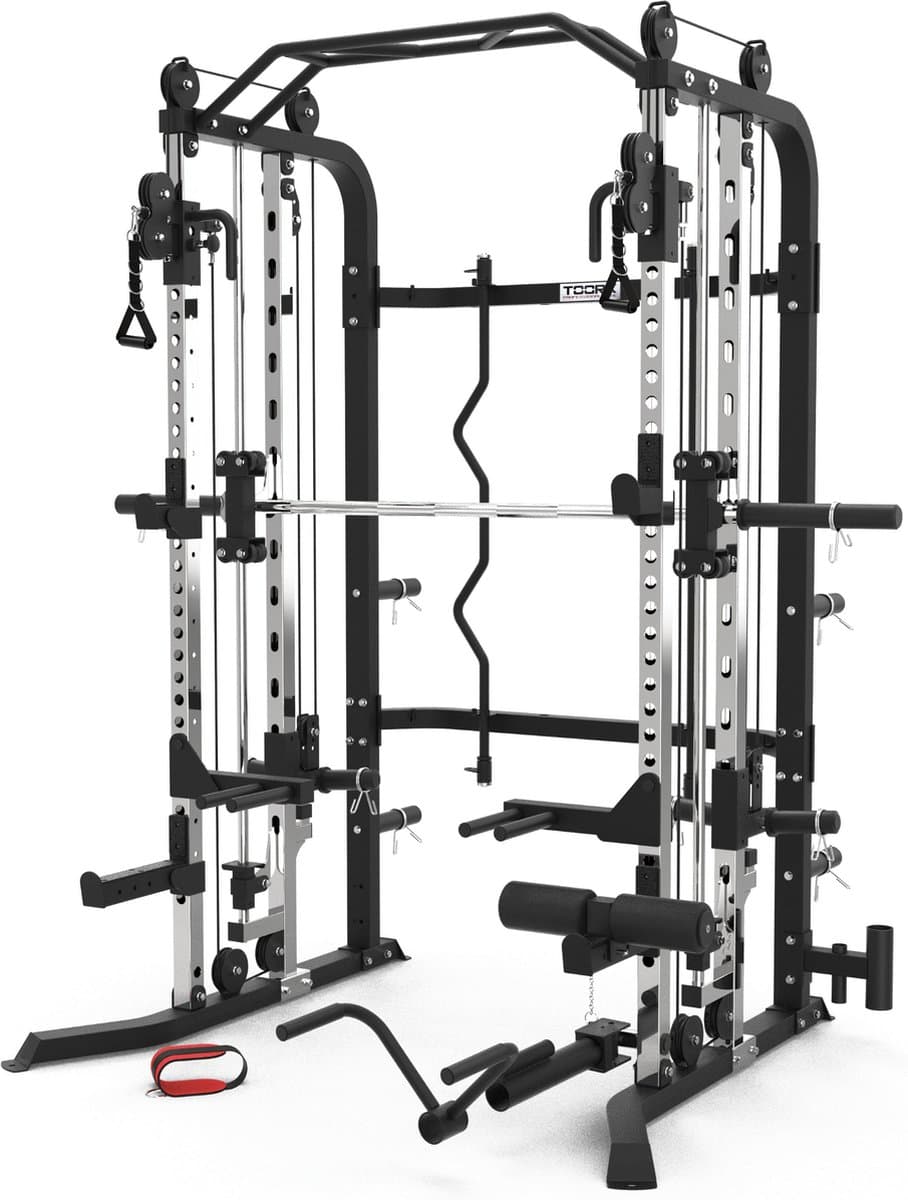 Toorx Professional ASX-2000 - 3-in-1 Smith Machine - Power Rack - Krachtstation - Pulley