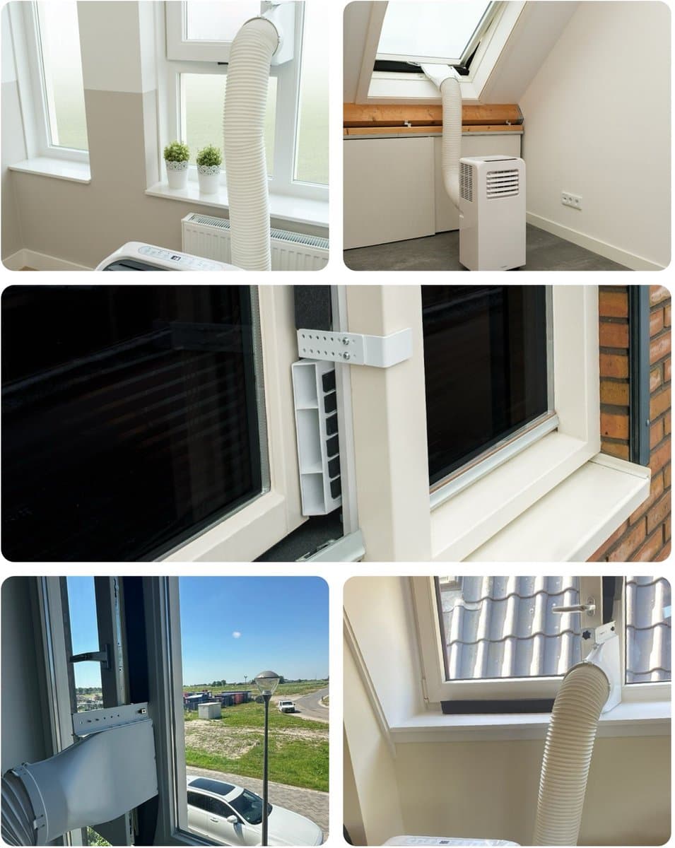 Eurom Window Way-out raamafdichtingskit mobiele airco - voor draai-kiepramen en dakramen thumbnail 2