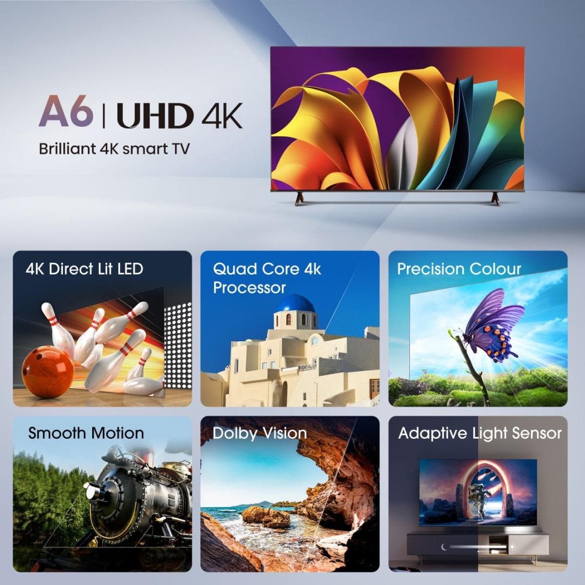 Hisense 55A6N - 55 inch - 4K LED - 2024 - Smart TV thumbnail 7