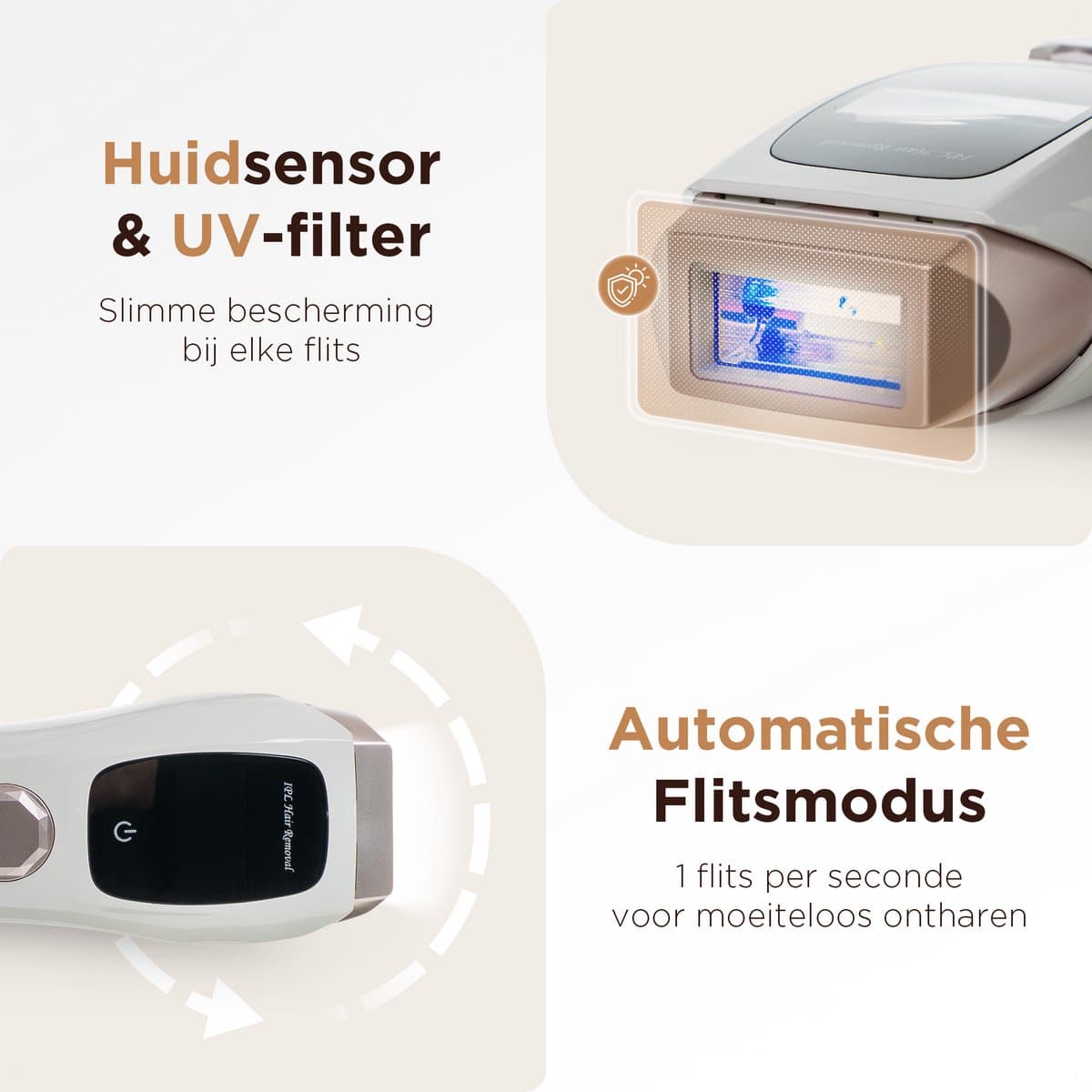Dsource® IPL Ontharingsapparaat met 1M flitsen, 10 standen thumbnail 4