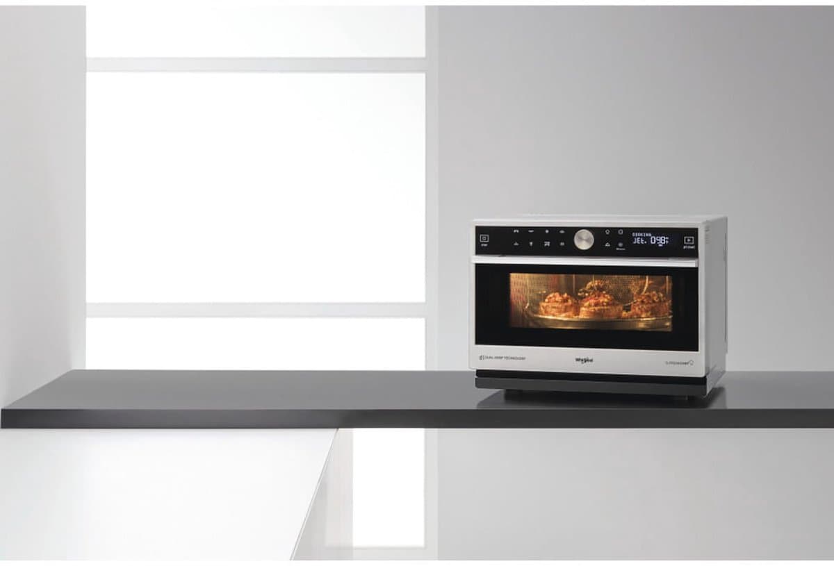Whirlpool Supreme Chef MWSC 9133 SX - Combimagnetron - 33 liter - 1000 watt - Zilver thumbnail 8