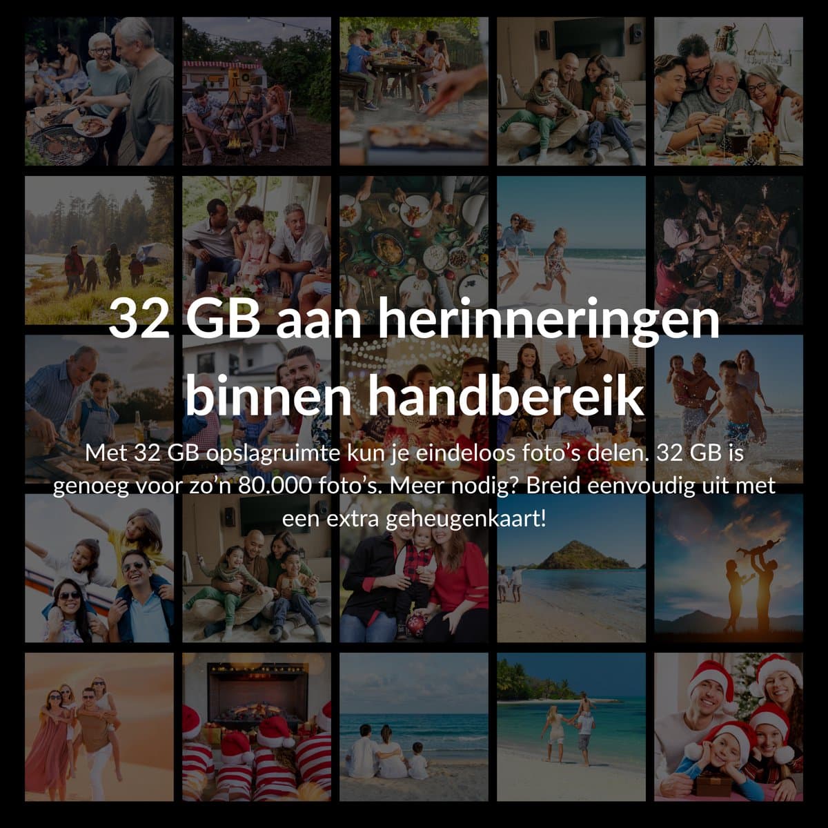 UMBRION Digitale Fotolijst - Draadloos - HD - Frameo - 10.1" - 32GB thumbnail 3