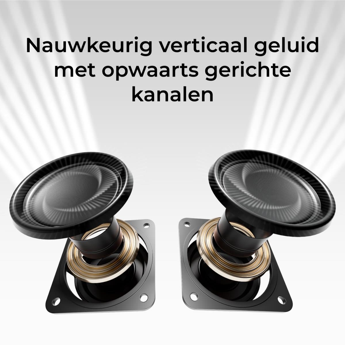 ULTIMEA Skywave Serie - 3.1.2 Systeem met Dolby Atmos en 6,5" Subwoofer, App Bediening, Soundbar Zwart thumbnail 5