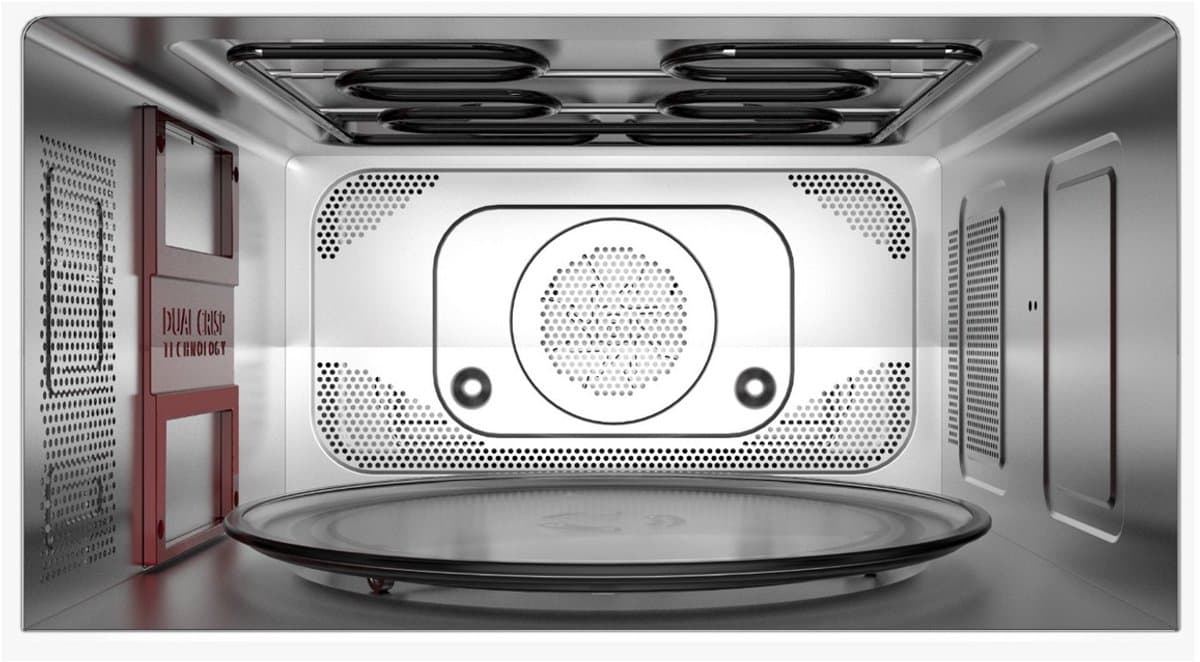 Whirlpool Supreme Chef MWSC 9133 SB - Combimagnetron - 33 liter - 1000 watt - Zwart thumbnail 7