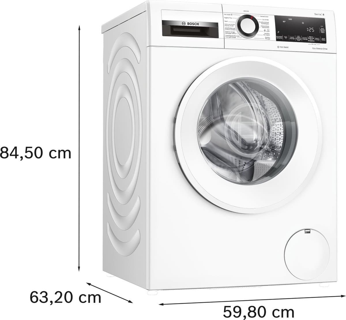 Bosch WGG244ZAFG: 9kg wasmachine met stoomfunctie en waterbesparend thumbnail 6