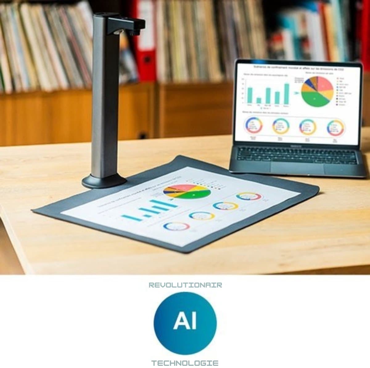 Thuys - documenten Scanner A4 & A3 document camera - OCR Document Visualizer 18MP WinMac + Readiris PDF Gratis WinMac thumbnail 5
