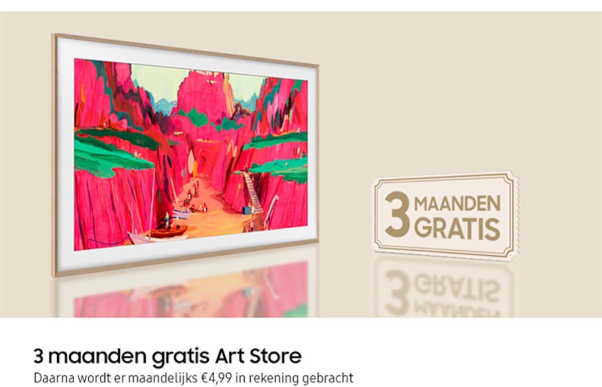 Samsung The Frame QE55LS03F: kunstwerk QLED TV thumbnail 4