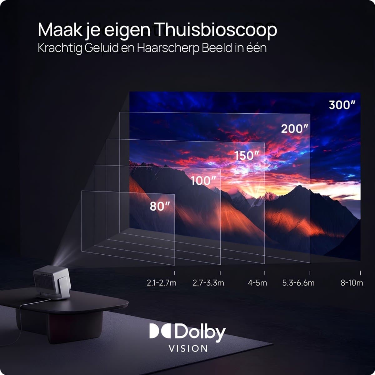 XGIMI Horizon 20 Pro Laser Projector + Gratis FC26 Bundel - 4100 ISO Lumen - Harman Kardon - Beamer voor Gaming & Thuisbioscoop - 4K UHD - Google TV thumbnail 5