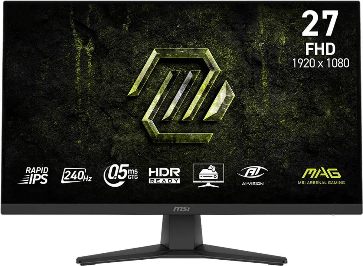 MSI MAG 272F X24 - Rapid IPS Gaming Monitor - Full HD 240hz - 27 inch