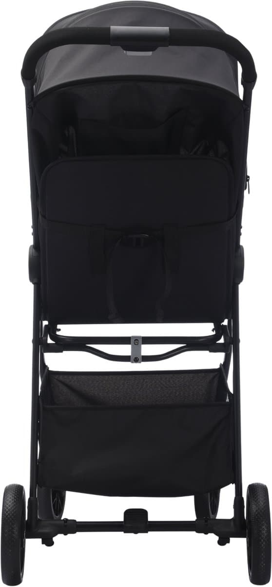 Bebies First Buggy MIO - Lichtgewicht Opvouwbare buggy- Verstelbare Rugleuning - Zwenkwielen, Zonnekap & Boodschappenmand - Geschikt vanaf Geboorte tot 22 kg - Zwart thumbnail 3