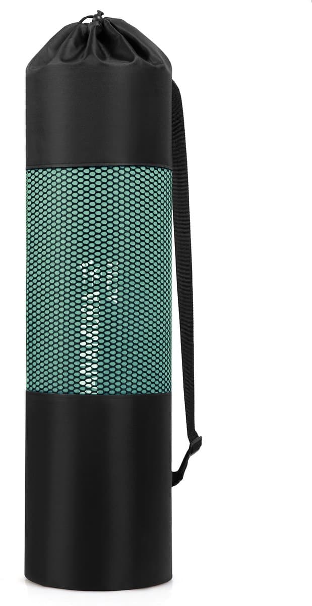 Hanamura Active Yoga Mat - Inclusief draagbare Opbergtas & strap - Fitnessmat van TPE Materiaal - Milieuvriendelijke Fitness Mat - 183x61 - Pilates Mat van 8 mm dik - Mintgroen thumbnail 2