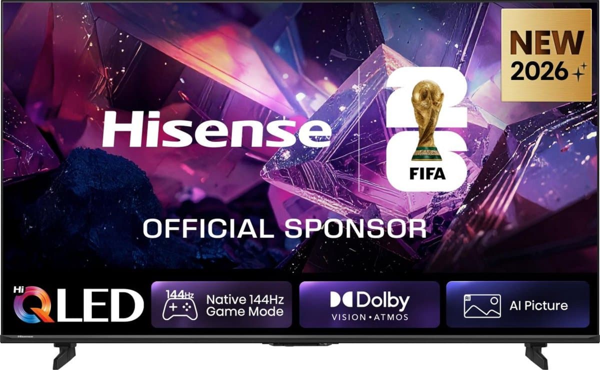 Hisense 75E7S PRO SmartTV - 75 inch - 4K Hi-QLED - 2026 - Native 144Hz Game Mode - Hi-QLED Colour - Built-in Subwoofer - AI Picture - AI Smooth Motion - AMD FreeSync Premium - Dolby Vision Atmos