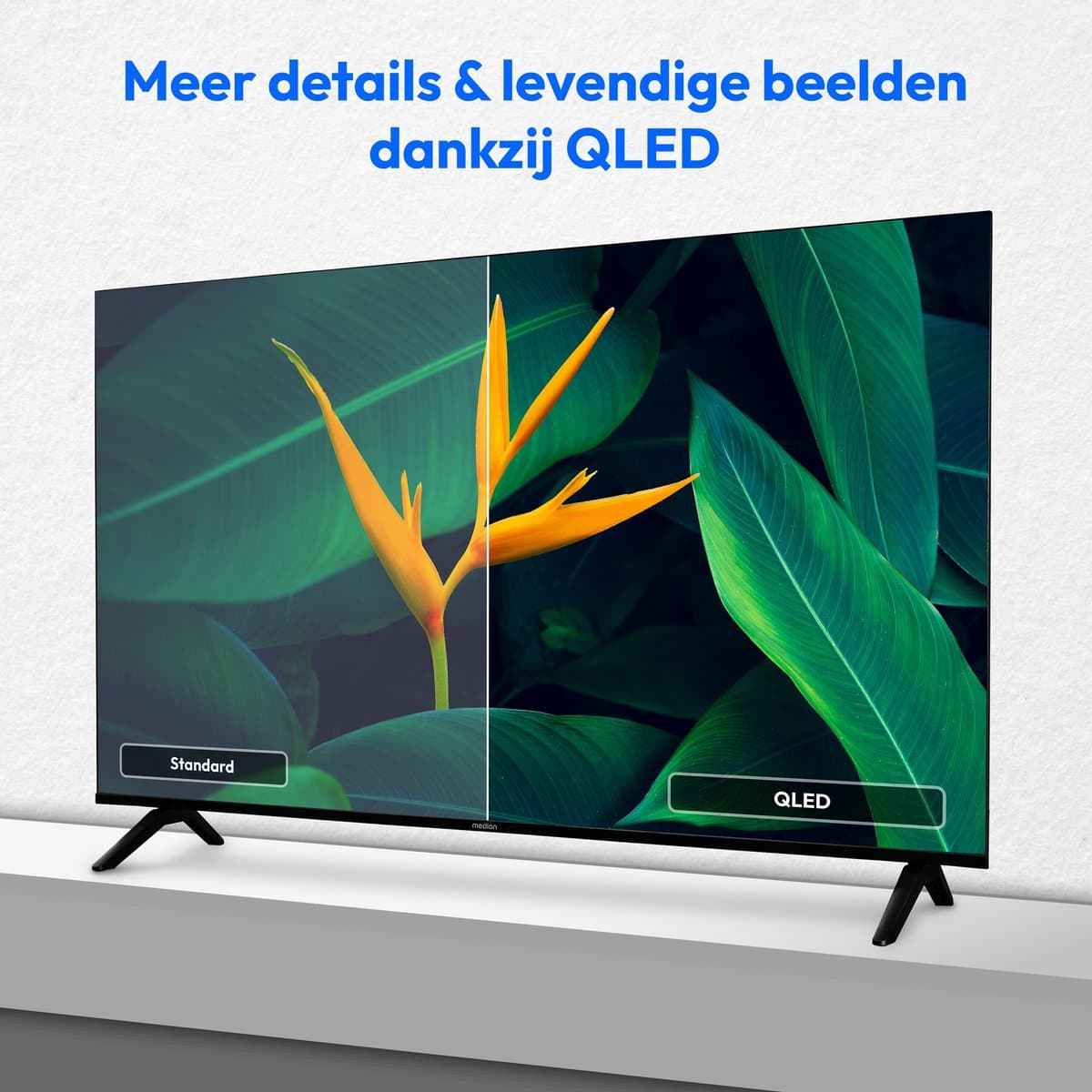 MEDION 108 cm (43″) QLED Ultra HD TV (Smart-TV, 4K, Dolby Vision HDR, VIDAA Store, Prime Video, Disney+, DAZN, Paramount+, Dolby Atmos, HbbTV, PVR, Bluetooth, MD 843601) thumbnail 6