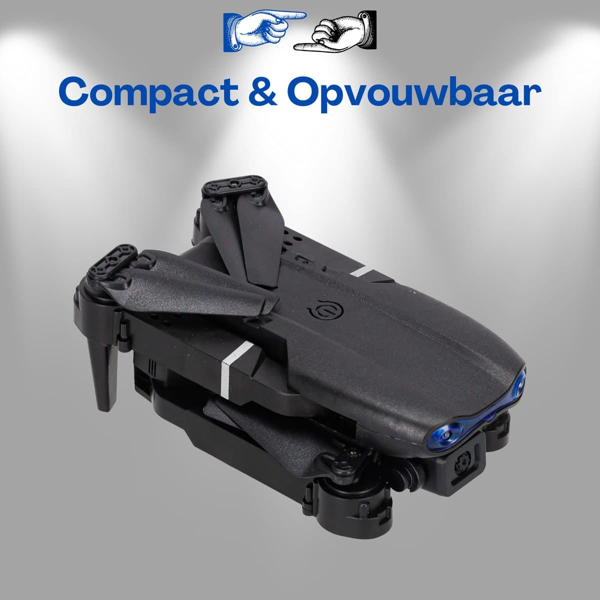 E99 PRO Bestuurbare Drone met Camera en Koffer - RC Drone 720P met Dual Camera, Extra Batterij en 360° Stunts - Opvouwbare Quadcopter met Headless Mode voor Beginners en Gevorderden - Bereik 100 Meter Grafiet Met Ebook thumbnail 6