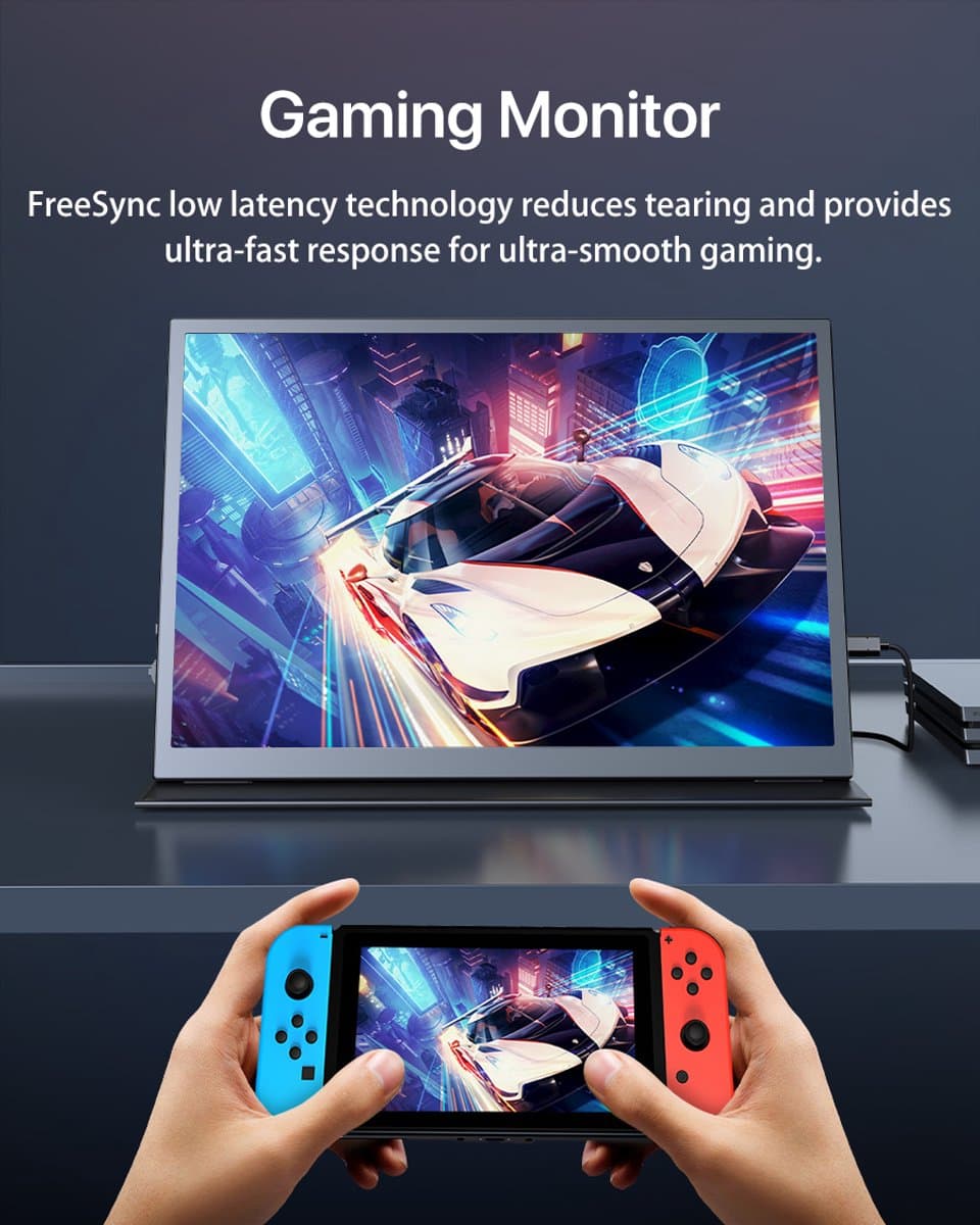 UPERFECT J10 10" draagbare monitor: 3:2 IPS, 400 nits thumbnail 3