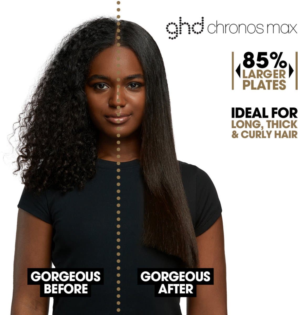 ghd – Chronos Max Styler – Stijltang – Brede Platen – Ionen technologie – Keramische Coating – Voor Dik en Krullend Haar – Wit thumbnail 3