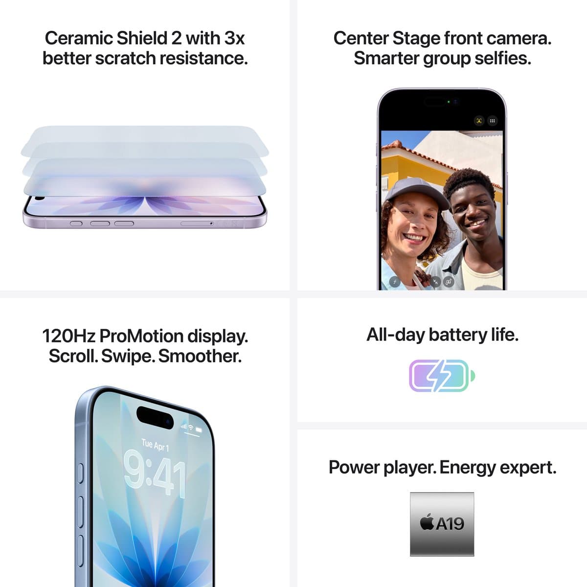 Apple iPhone 17 16 cm (6.3") Dual SIM iOS 26 5G USB Type-C 512 GB Blauw thumbnail 7