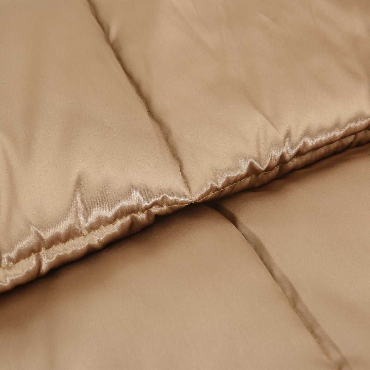vidaXL - Winter - Duvet - Goud - 220 - x - 240 - cm - Satijn - en - Microfiber thumbnail 4