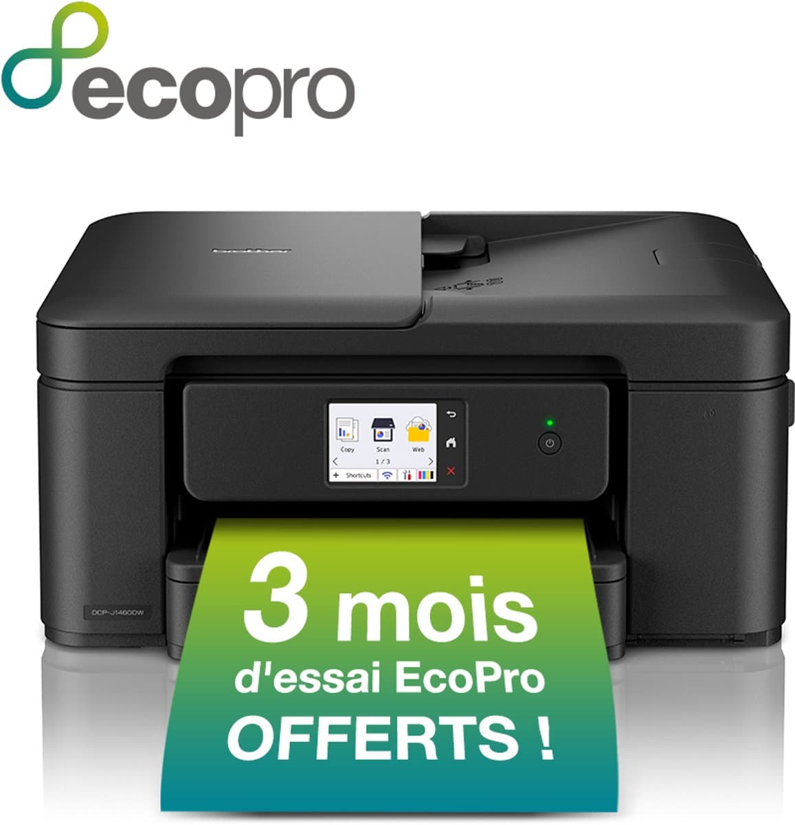 Brother DCP-J1460DW - Multifunctionele Inkjetprinter - A4 - 1200 x 6000 DPI - 16 ppm - Wifi - Zwart thumbnail 8