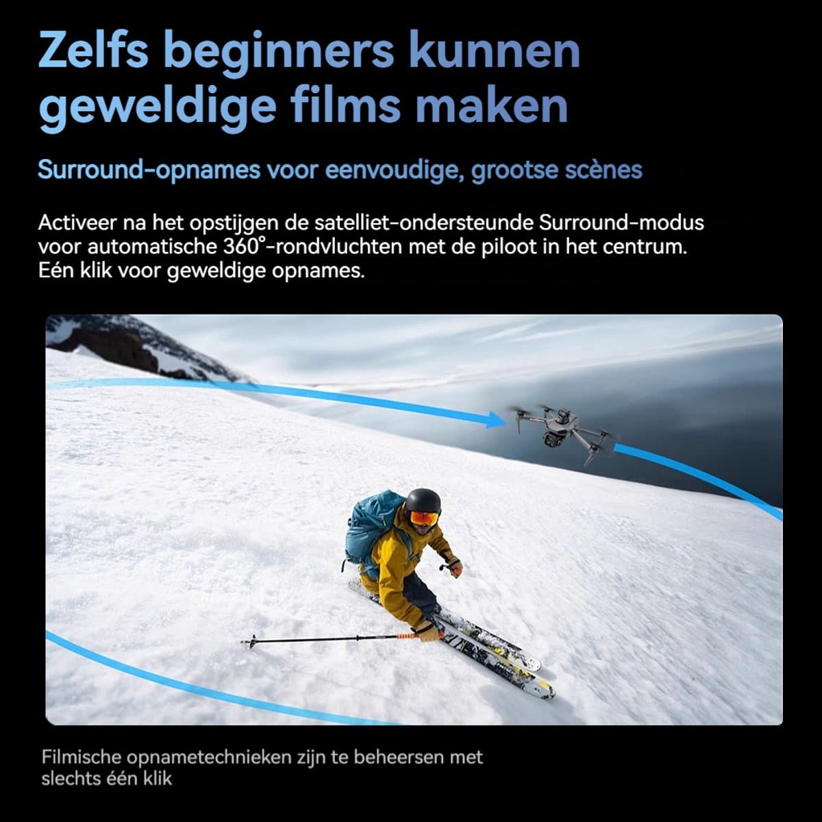 Gloovon® Drone met Camera & Scherm - GPS & Obstakelvermijding - 2 Accu's & 72GB Opslag - Borstelloze Motor - 1080p Full HD thumbnail 8