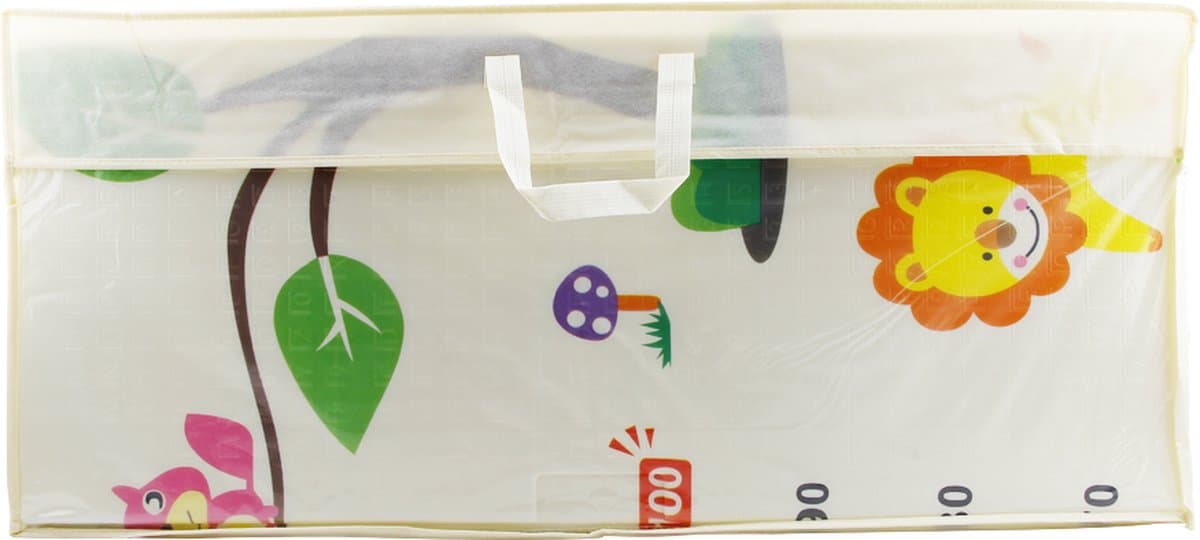 Speelmat Baby - Gemaakt van Foam - 180 x 200 cm - Opvouwbaar - Dubbelzijdig - 180 x 200 cm - 1,5 cm dik - inclusief opbergtas thumbnail 6
