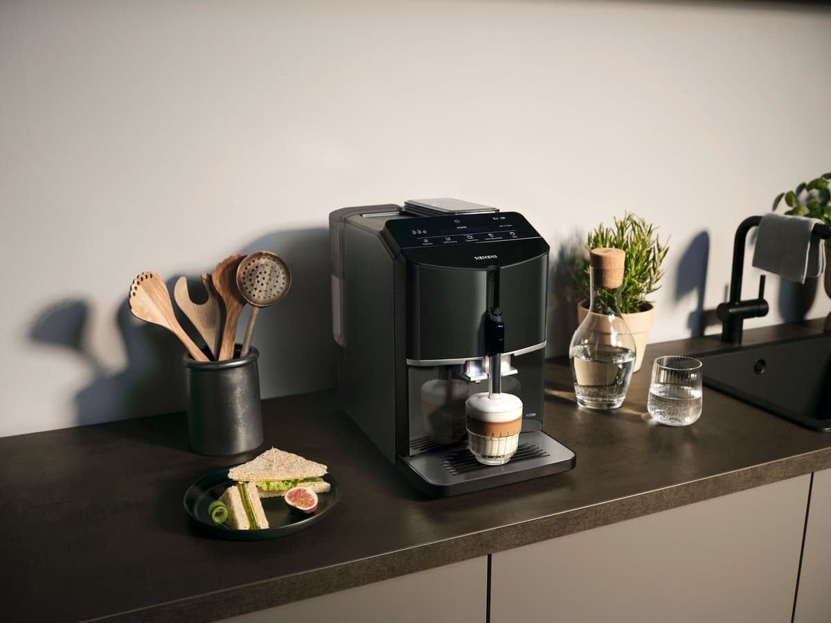 Siemens EQ300 TF301E19 - Volautomaat espressomachine - Zwart - Koffiemachine met bonen thumbnail 8