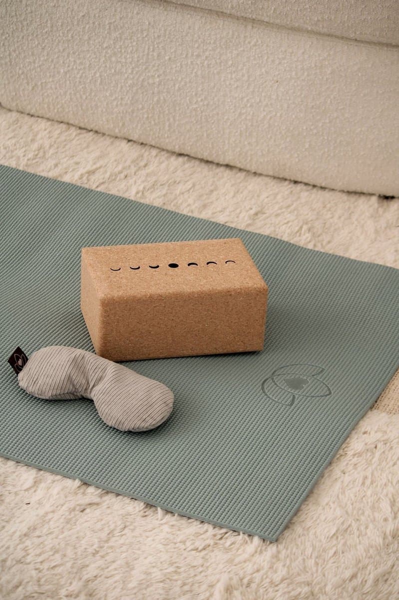 Yogamat sticky extra dik asgroen - Lotus | 6 mm | fitnessmat | sportmat | pilates mat thumbnail 6