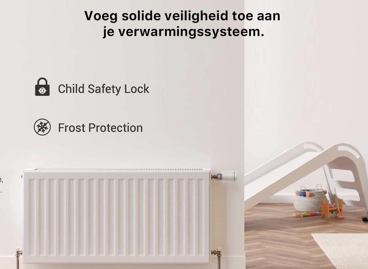 Ezviz T55 Slimme thermostaten – Slimme radiatorknop – Thermostaatkraan – Bluetooth – Bediening via App - Verbruiksoverzicht – Spraakbesturing met Alexa en Google Assistant thumbnail 3