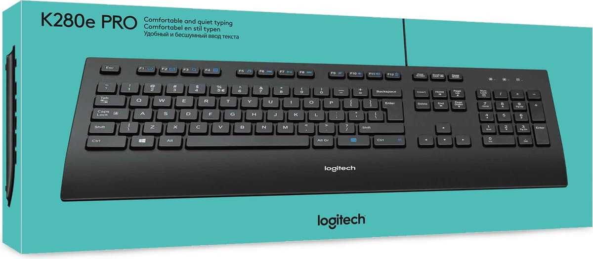 Logitech K280e - Bedraad Toetsenbord - QWERTY US ISO - Zwart thumbnail 3