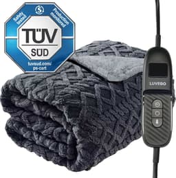 Productfoto van Luvego Elektrische Deken XL - Bovendeken & Warmtedeken