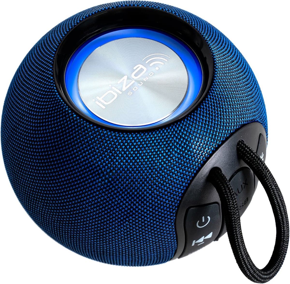 Draagbare Bluetooth Speaker met 360° Geluid en LED Lichtringen - Oplaadbaar