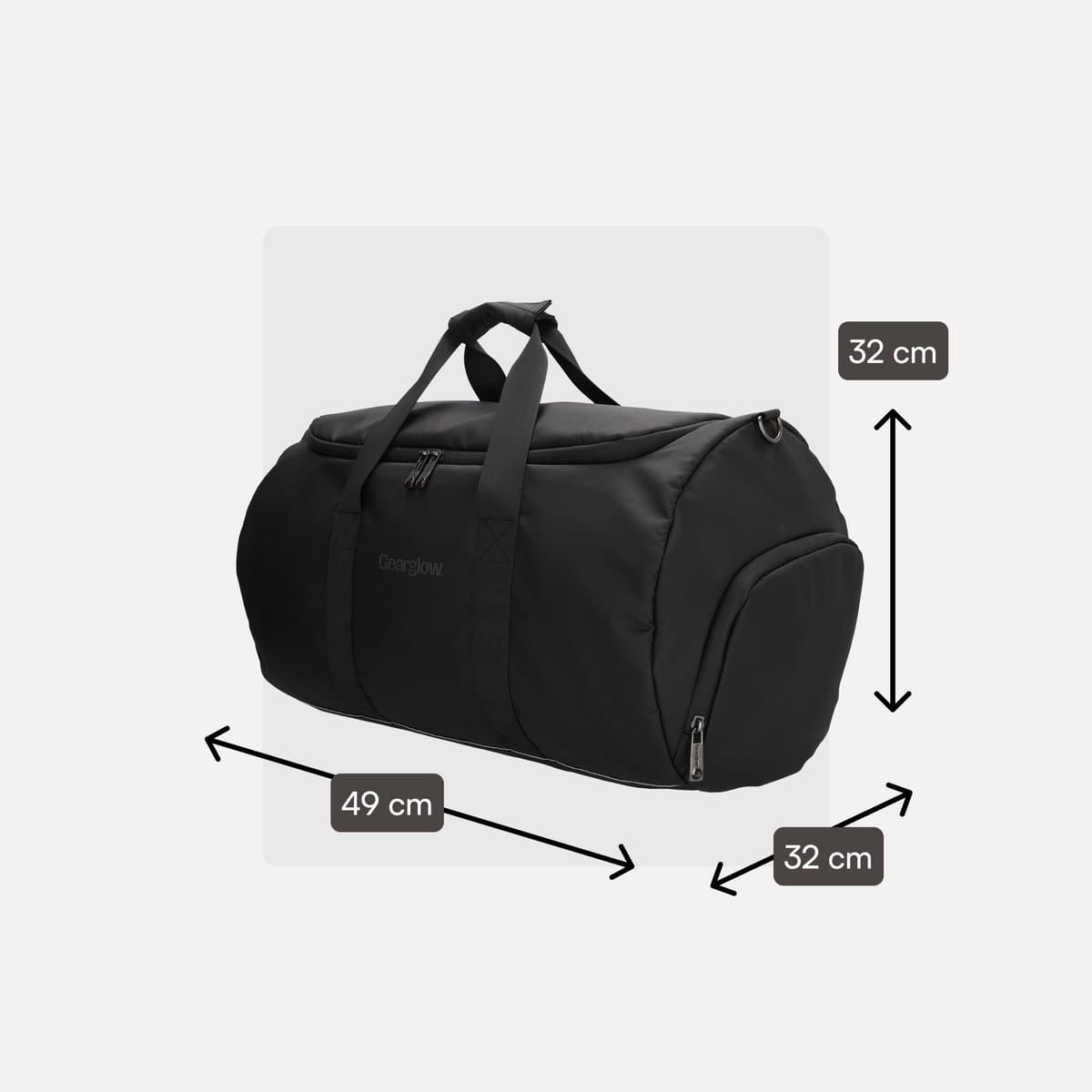 GearGlow Sporttas 50L - Waterafstotend, Schoenenvak & Laptop-opslag thumbnail 6