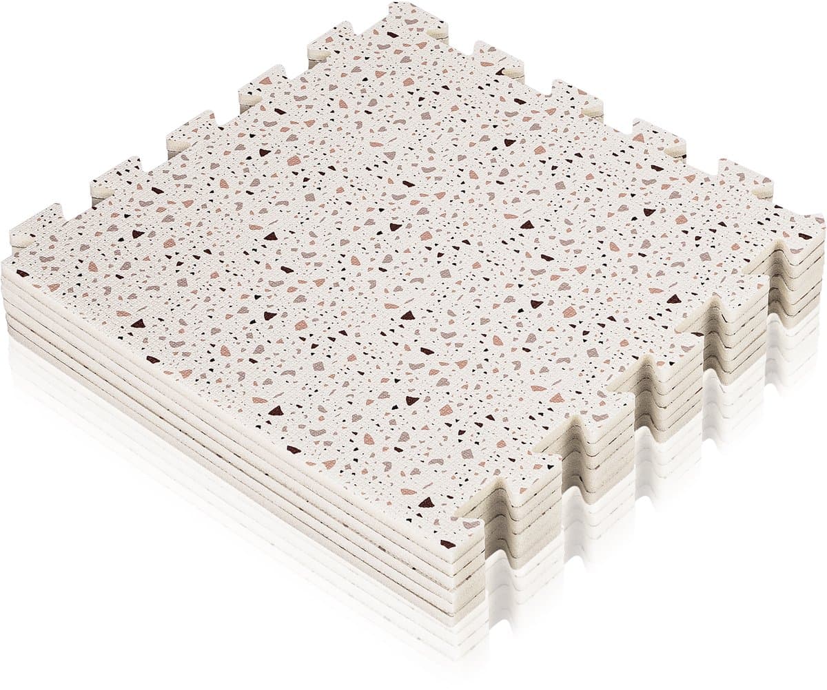 Yoka Speelmat Baby – Premium Speelkleed Foam – Veilig & Zacht – Dubbelzijdig Vloerpuzzel – Opvouwbaar + Opbergtas – voor Binnen & Buiten – Speeltapijt – Baby Speelgoed 6 3 9 1 maanden – Babygym Play Mat – Cadeau vanaf 0 jaar Mooie Beige Kraamcadeau thumbnail 3