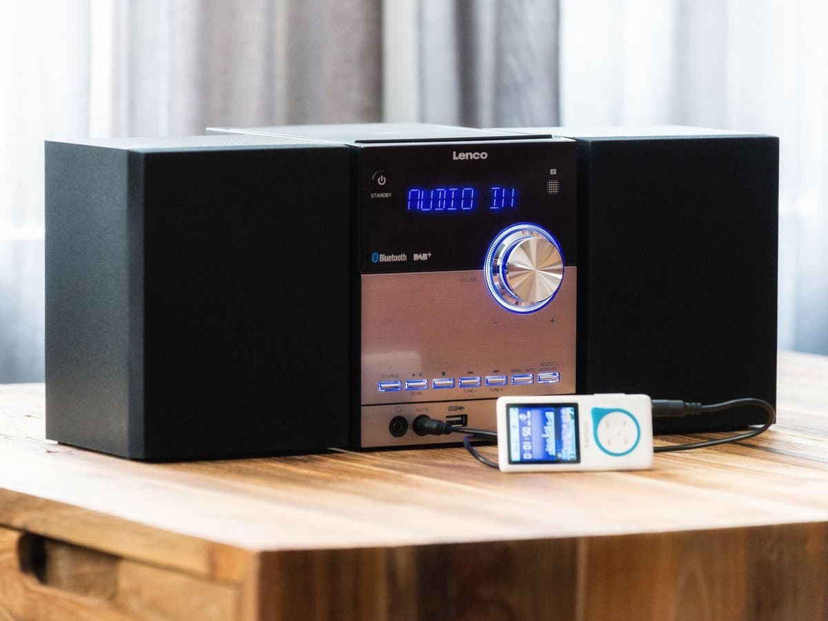 Lenco MC-150 - Stereo set met DAB, Bluetooth®, AUX en USB-aansluiting - Zwart thumbnail 5