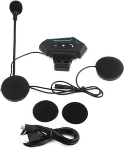 Productfoto van Helm Headset - Motorfiets Communicatie - Veilig Bellen - Dun Ontwerp - 15 Uur Speeltijd - Zwart