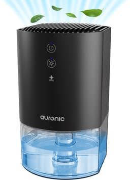 Productfoto van Auronic luchtontvochtiger Mini XS met 240 ml per dag, reservoir van 900 ml en 23 watt