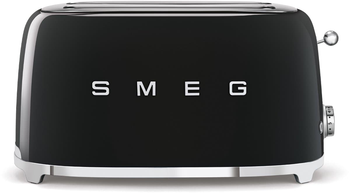 SMEG TSF02BLEU - Broodrooster - Zwart - 2x4 - 1500W - 6 niveaus
