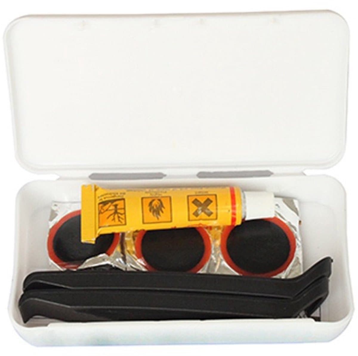 Fiets Reparatieset - Bandenplak set - Banden Plak Set Fiets - Multitool Fiets Gereedschap – Bandenreparatie - Reparatiedoos – Onderweg - LOUZIR thumbnail 7