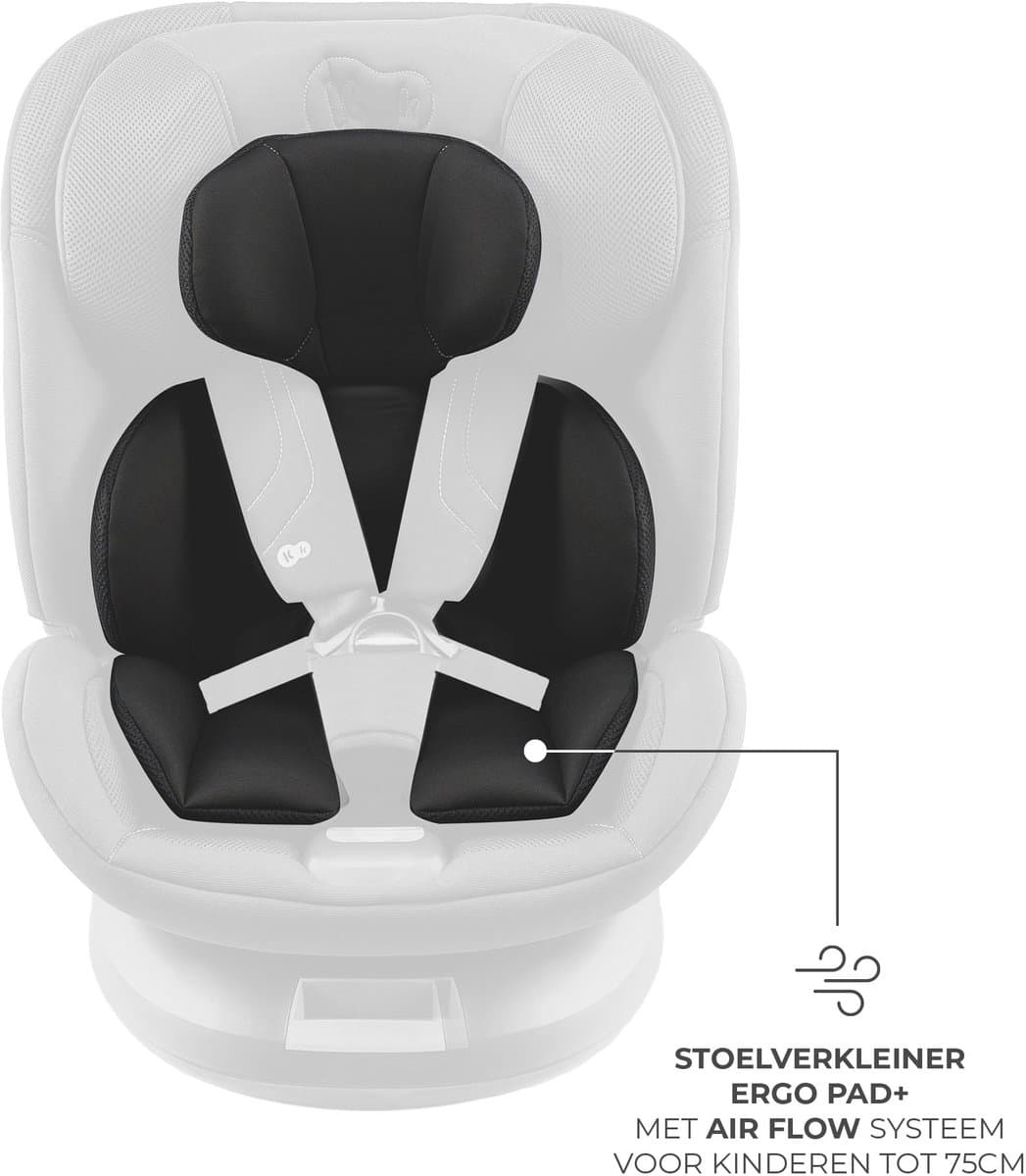 Kinderkraft XPEDITION 3 i-Size Autostoel – 40-150 cm – Met Isofix – Groep 0/1/2 – Zwart thumbnail 4