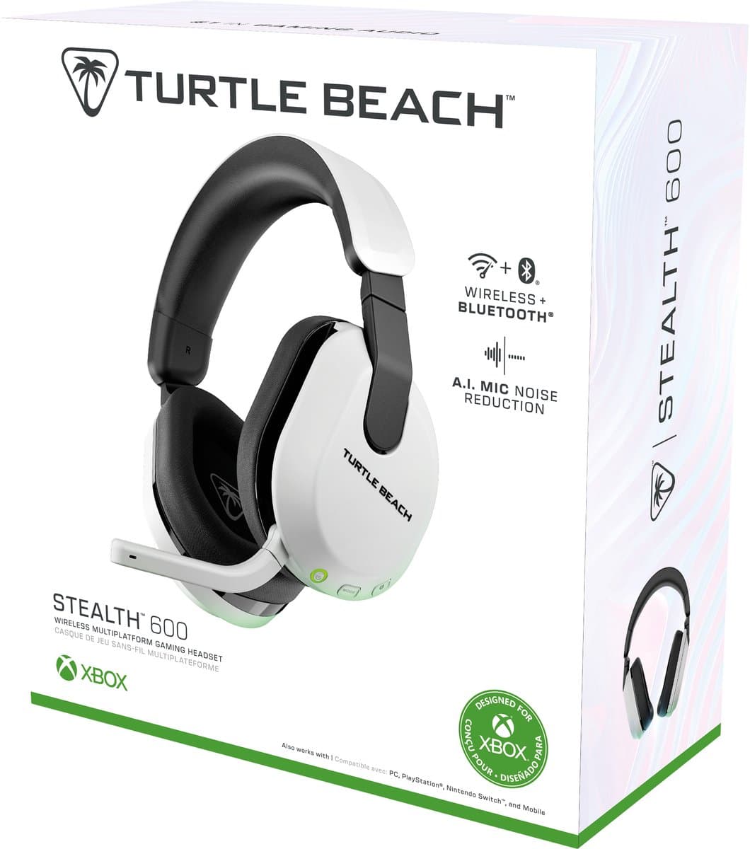 Turtle Beach Stealth 600X Gen3 - Draadloze Gaming Headset - Multiplatform - Wit thumbnail 6