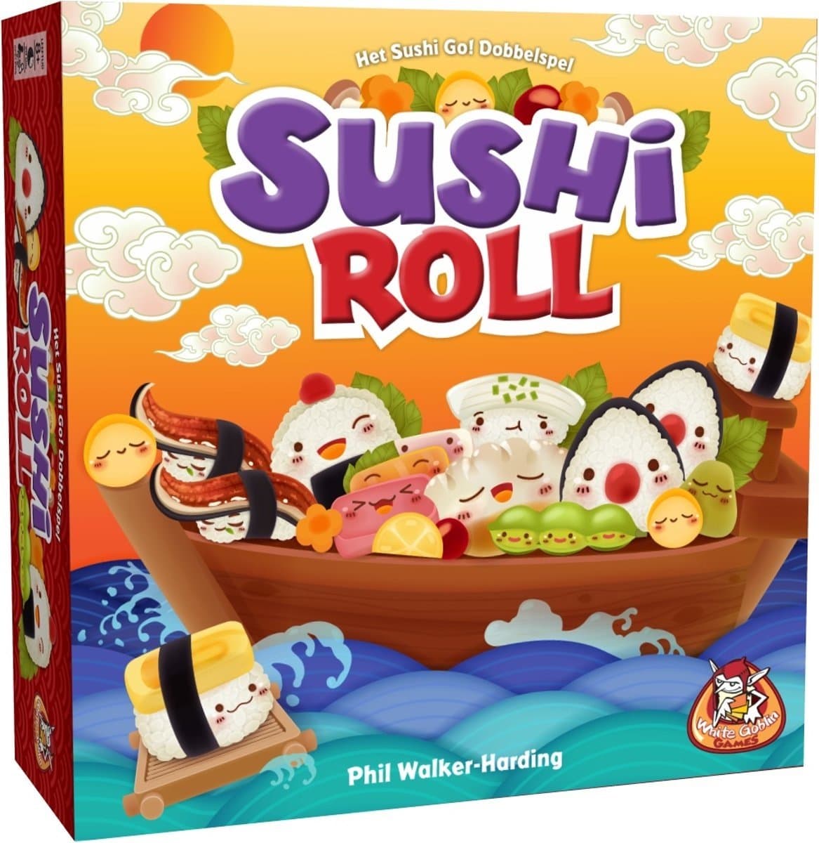 White Goblin Games Sushi Roll Dobbelspel - Setcollectie met dobbelstenen thumbnail 3