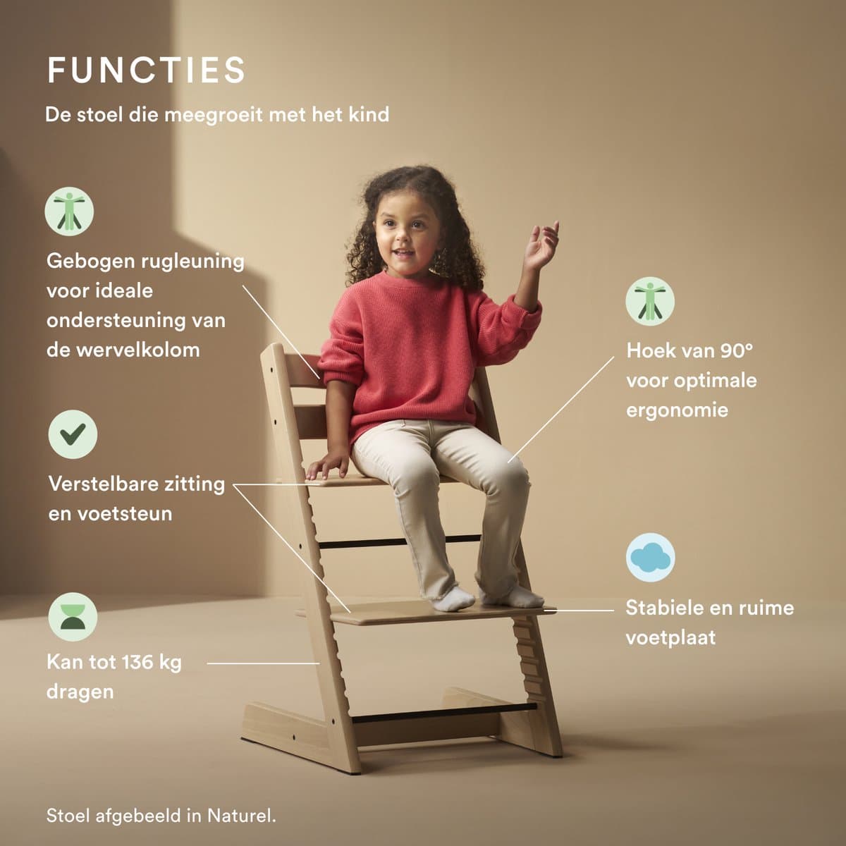 Stokke Tripp Trapp Kinderstoel - Whitewash thumbnail 2