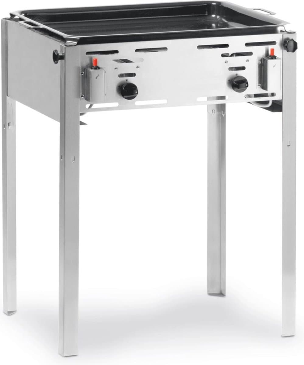 HENDI Grill-Master Maxi – Krachtige barbecue – 11,6kW – 650x540x840 mm – Inclusief gasslang en drukregelaar thumbnail 4