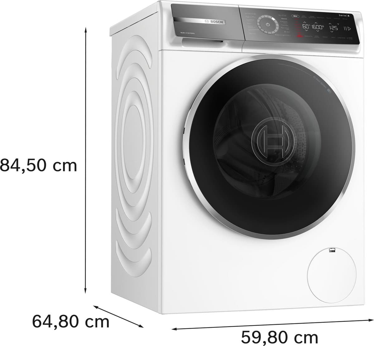 Bosch WGB2560BNL: Premium wasmachine met stoom en A-30% thumbnail 7