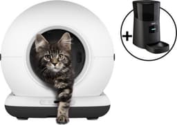 Productfoto van Zedar K1200 zelfreinigende kattenbak met app en A600