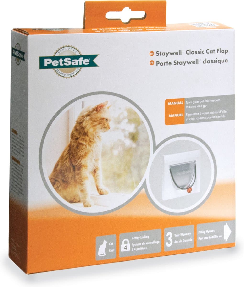 Petsafe 919 Classic - Wit - Kattenluik - 22,4 x 22,4 x 22,4 cm thumbnail 7