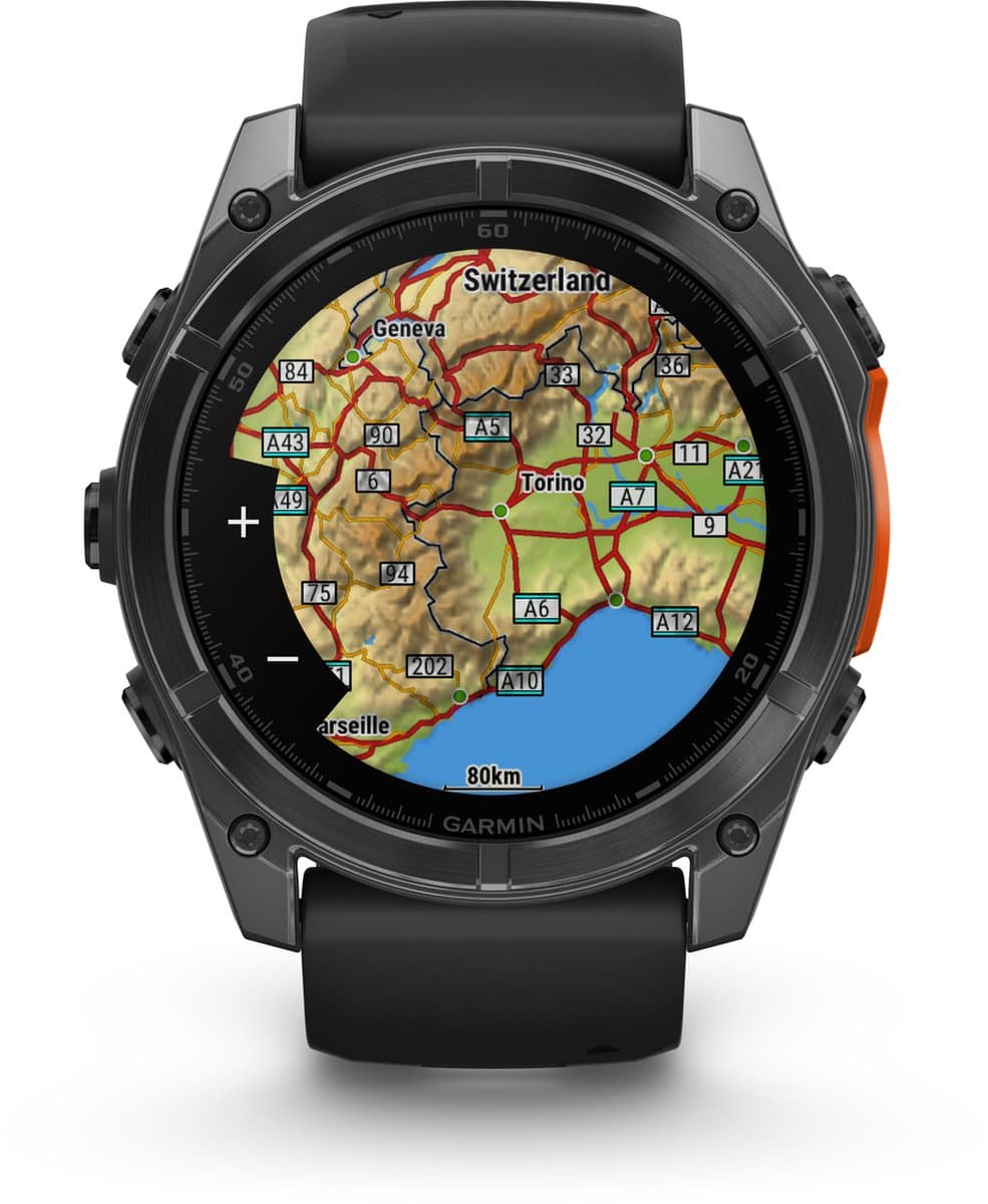 Garmin fenix 8 - 51mm - Multisport Smartwatch - AMOLED-Scherm - Donkergrijs/zwart thumbnail 7