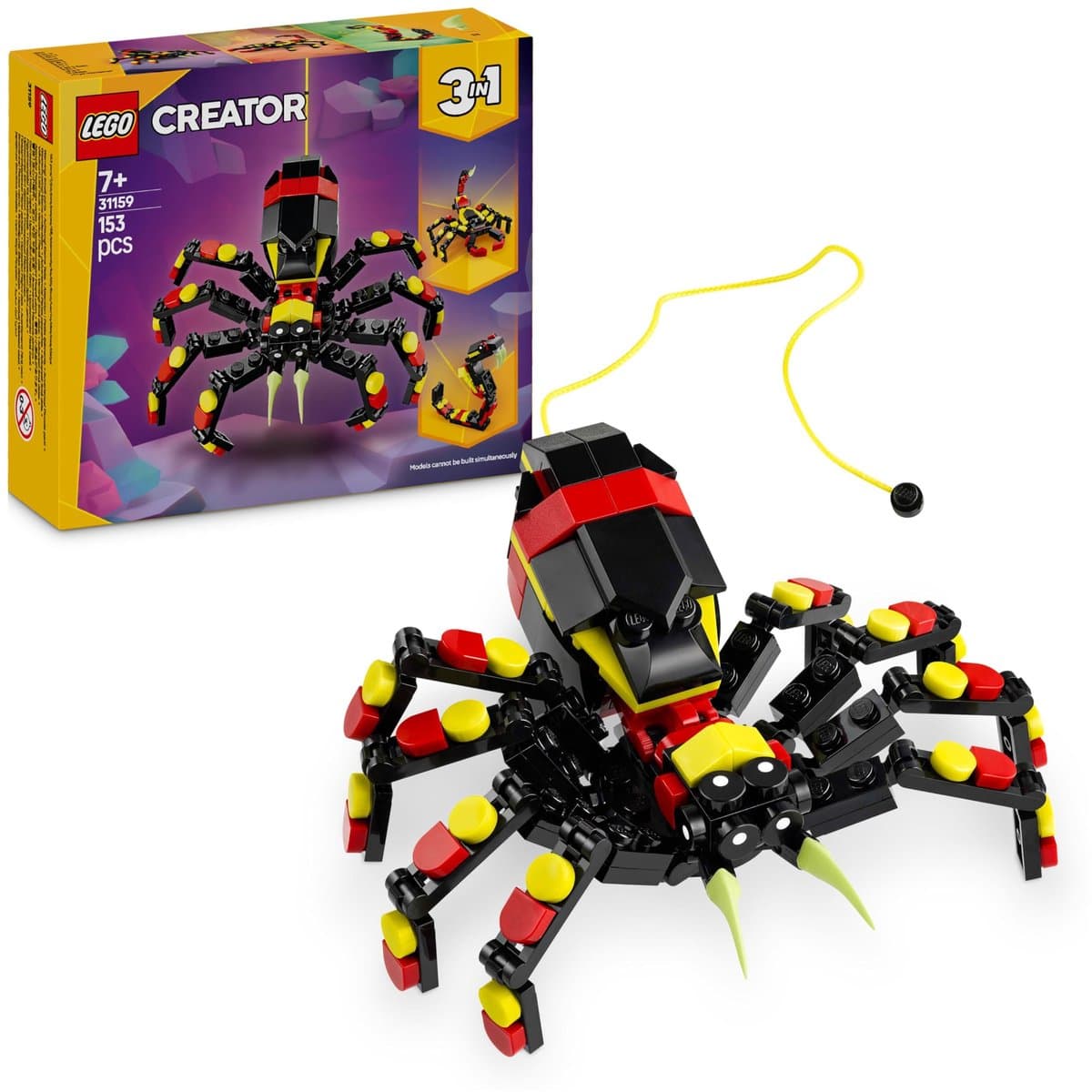 LEGO Creator 3-in-1 Wilde dieren: spannende spin - 3 bouwmodellen thumbnail 5